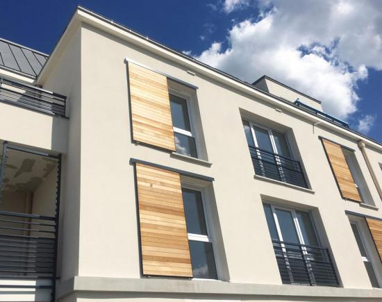 Installation volet Biot